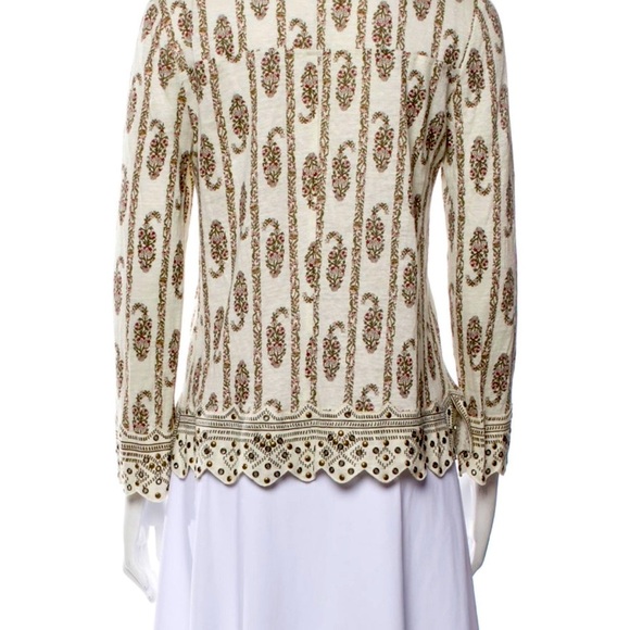 Amazing Isabel Marant  designer linen top with embellishments - Picture 3 of 5
